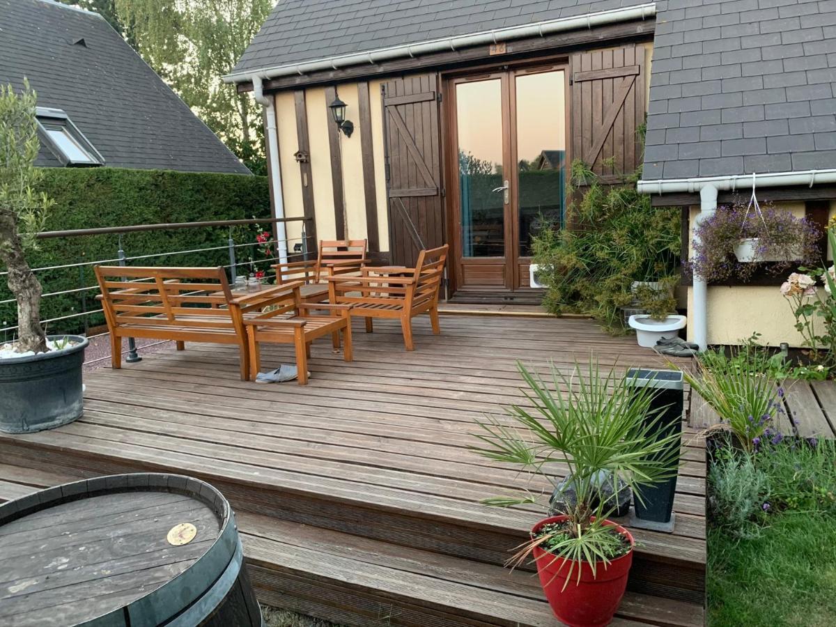 Le Chalet Normand Мервил-Франсвил-Плаж Екстериор снимка
